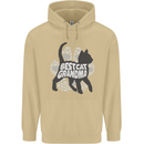 Best Cat Grandma Mens 80% Cotton Hoodie Sand