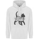 Best Cat Grandma Mens 80% Cotton Hoodie White