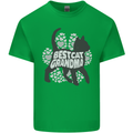 Best Cat Grandma Mens Cotton T-Shirt Tee Top Irish Green