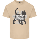 Best Cat Grandma Mens Cotton T-Shirt Tee Top Sand