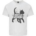Best Cat Grandma Mens Cotton T-Shirt Tee Top White