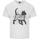 Best Cat Grandma Mens Cotton T-Shirt Tee Top White