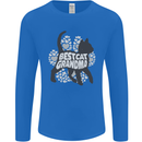 Best Cat Grandma Mens Long Sleeve T-Shirt Royal Blue