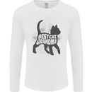 Best Cat Grandma Mens Long Sleeve T-Shirt White