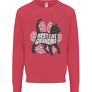 Best Cat Grandma Mens Sweatshirt Jumper Heliconia