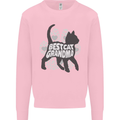 Best Cat Grandma Mens Sweatshirt Jumper Light Pink