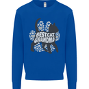 Best Cat Grandma Mens Sweatshirt Jumper Royal Blue