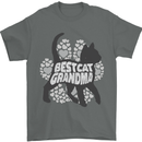 Best Cat Grandma Mens T-Shirt Cotton Gildan Charcoal