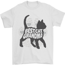 Best Cat Grandma Mens T-Shirt Cotton Gildan White