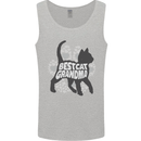 Best Cat Grandma Mens Vest Tank Top Sports Grey