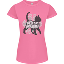 Best Cat Grandma Womens Petite Cut T-Shirt Azalea