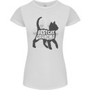 Best Cat Grandma Womens Petite Cut T-Shirt White