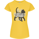 Best Cat Grandma Womens Petite Cut T-Shirt Yellow