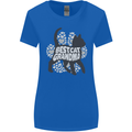 Best Cat Grandma Womens Wider Cut T-Shirt Royal Blue