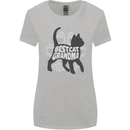 Best Cat Grandma Womens Wider Cut T-Shirt Sports Grey