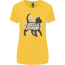 Best Cat Grandma Womens Wider Cut T-Shirt Yellow