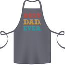 Best Dad Ever Fathers Day Gift Present Cotton Apron 100% Organic Steel