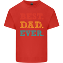 Best Dad Ever Fathers Day Gift Present Mens Cotton T-Shirt Tee Top Red