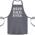 Best Dad Ever Fathers Day Present Gift Cotton Apron 100% Organic Steel
