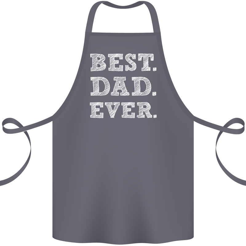 Best Dad Ever Fathers Day Present Gift Cotton Apron 100% Organic Steel