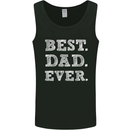 Best Dad Ever Fathers Day Present Gift Mens Vest Tank Top Black