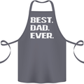 Best Dad Ever Funny Father's Day Cotton Apron 100% Organic Steel
