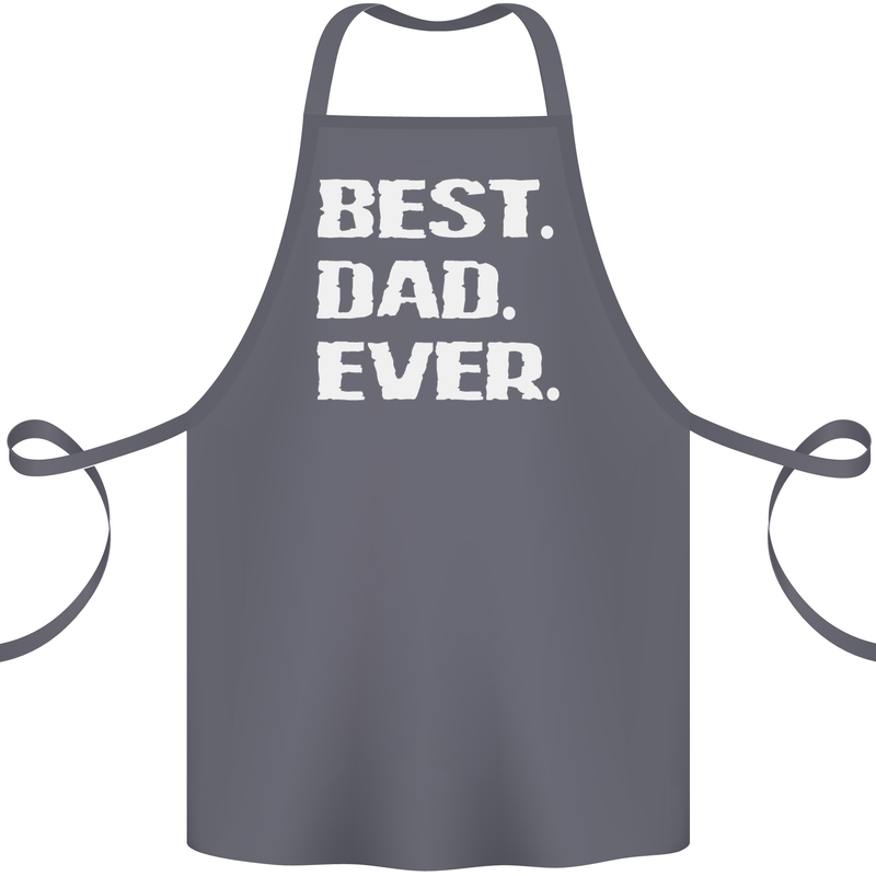 Best Dad Ever Funny Father's Day Cotton Apron 100% Organic Steel