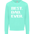 Best Dad Ever Funny Father's Day Mens Sweatshirt Jumper Peppermint