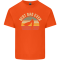 Best Dad Ever Superhero Funny Father's Day Mens Cotton T-Shirt Tee Top Orange