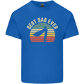 Best Dad Ever Superhero Funny Father's Day Mens Cotton T-Shirt Tee Top Royal Blue