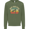 Best Dad Ever Superhero Funny Father's Day Mens Sweatshirt Jumper xx