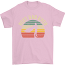 Best Dad Ever Superhero Funny Father's Day Mens T-Shirt Cotton Gildan Light Pink