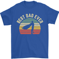 Best Dad Ever Superhero Funny Father's Day Mens T-Shirt Cotton Gildan Royal Blue