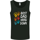 Best Dad Hands Down Fathers Day Funny Mens Vest Tank Top Black