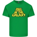 Best Dad in the Galaxy Funny Father's Day Mens Cotton T-Shirt Tee Top Irish Green