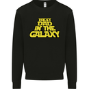 Best Dad in the Galaxy Funny Father's Day Mens Sweatshirt Jumper Black
