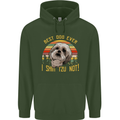 Best Dog Ever I Shih Tzu Not Funny Childrens Kids Hoodie Forest Green