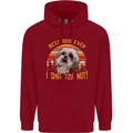 Best Dog Ever I Shih Tzu Not Funny Childrens Kids Hoodie Red