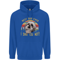 Best Dog Ever I Shih Tzu Not Funny Childrens Kids Hoodie Royal Blue