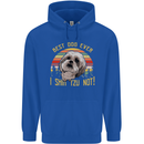 Best Dog Ever I Shih Tzu Not Funny Childrens Kids Hoodie Royal Blue
