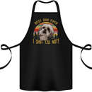 Best Dog Ever I Shih Tzu Not Funny Cotton Apron 100% Organic Black