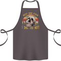 Best Dog Ever I Shih Tzu Not Funny Cotton Apron 100% Organic Dark Grey