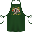 Best Dog Ever I Shih Tzu Not Funny Cotton Apron 100% Organic Forest Green