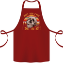 Best Dog Ever I Shih Tzu Not Funny Cotton Apron 100% Organic Maroon