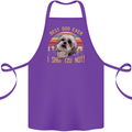 Best Dog Ever I Shih Tzu Not Funny Cotton Apron 100% Organic Purple
