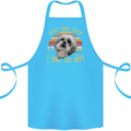 Best Dog Ever I Shih Tzu Not Funny Cotton Apron 100% Organic Turquoise