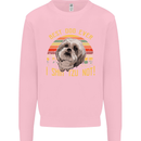 Best Dog Ever I Shih Tzu Not Funny Kids Sweatshirt Jumper Light Pink