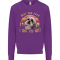 Best Dog Ever I Shih Tzu Not Funny Kids Sweatshirt Jumper Purple