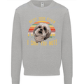 Best Dog Ever I Shih Tzu Not Funny Kids Sweatshirt Jumper Sports Grey
