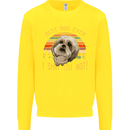 Best Dog Ever I Shih Tzu Not Funny Kids Sweatshirt Jumper Yellow